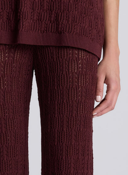 A.L.C. Keeley Pant in Burgundy