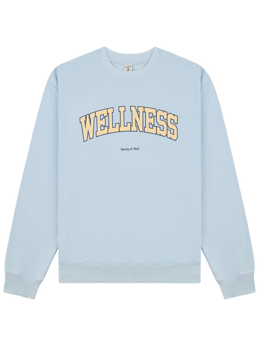 Sporty & Rich Wellness Ivy Crewneck in China Blue