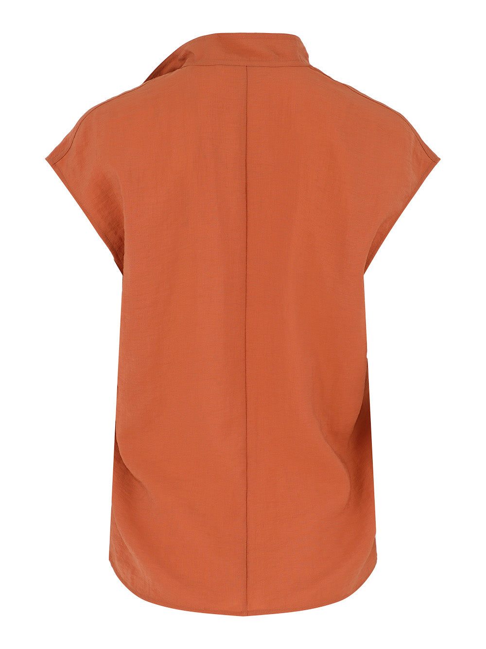 Vince Cap Sleeve Blouse in Dusk Ember