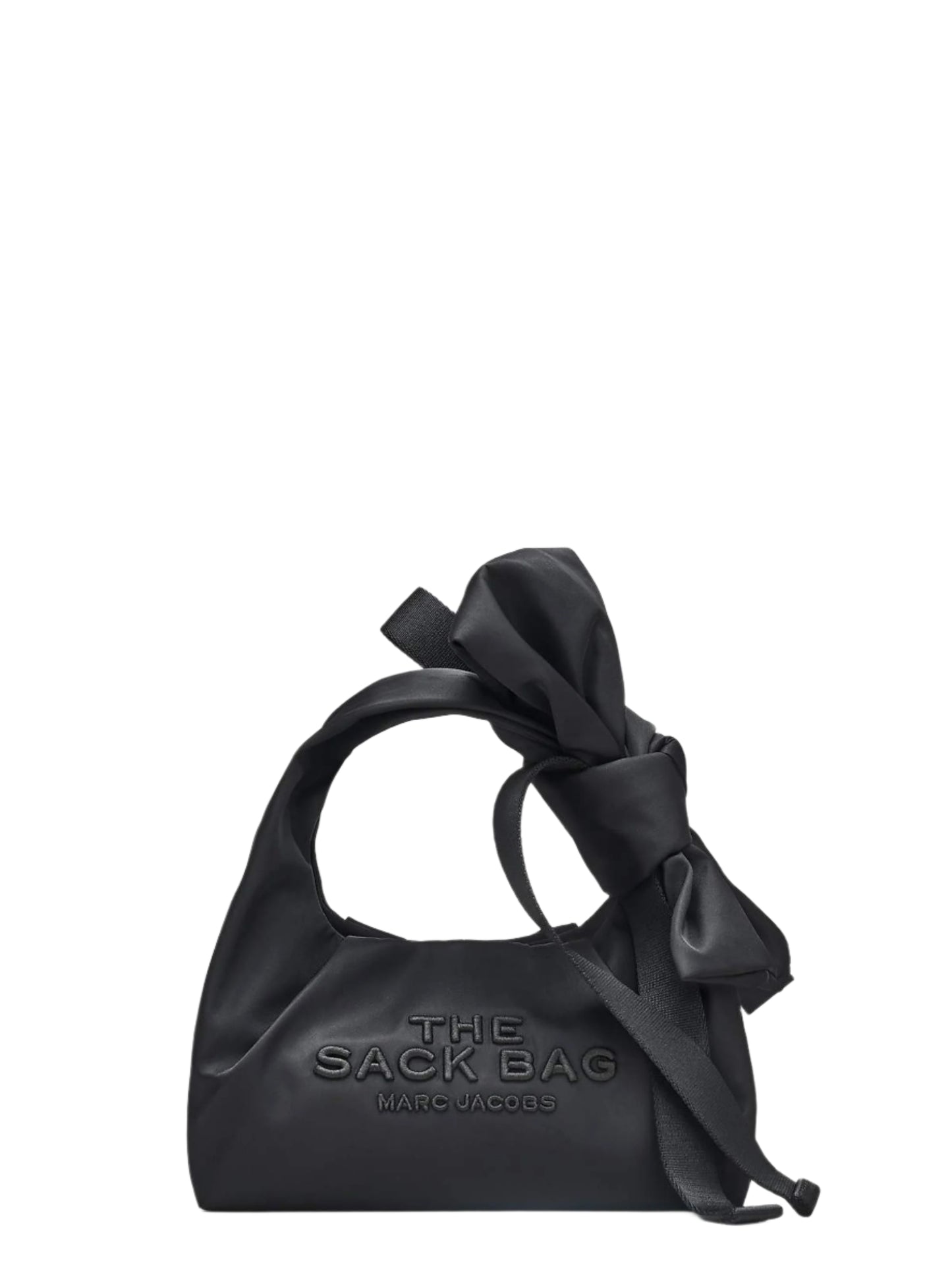 Marc Jacobs The Bow Nylon Mini Sack Bag in Black