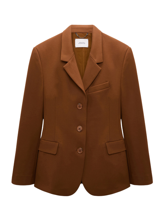 Dorothee Schumacher Emotional Essence Jacket in Hazelnut