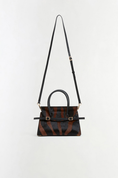 Simkhai River Small Top Handle Bag in Cacao Multi
