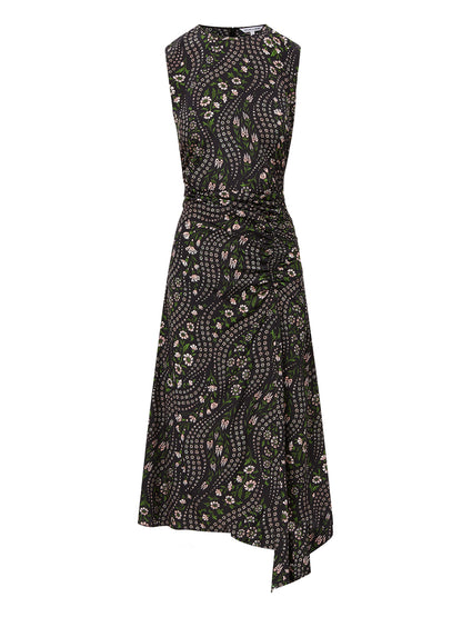 Veronica Beard Viviana Dress in Black Multi