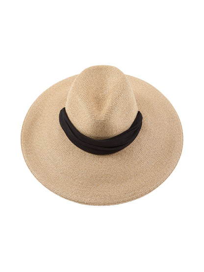 Eugenia Kim Cassidy Toyo Packable Fedora in Sand