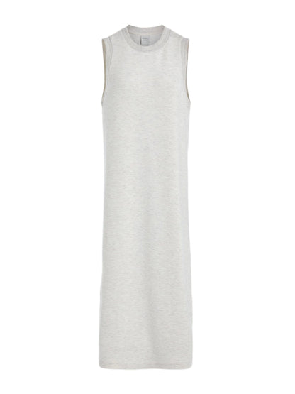 Varley Beatrice Midi Dress in Ivory Marl