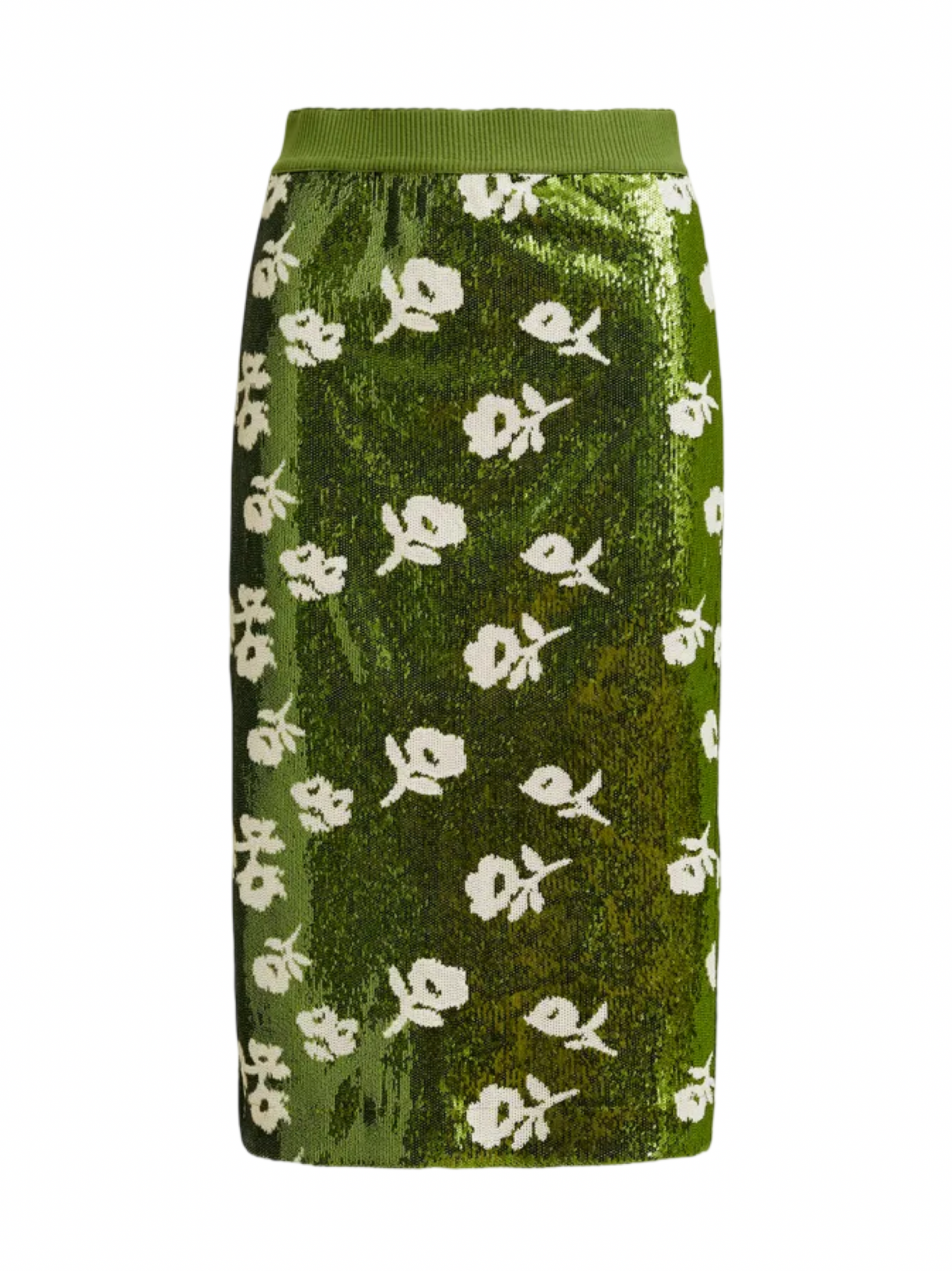 Essentiel Antwerp Jorinda Sequin Skirt in Combo2 Olive Martini