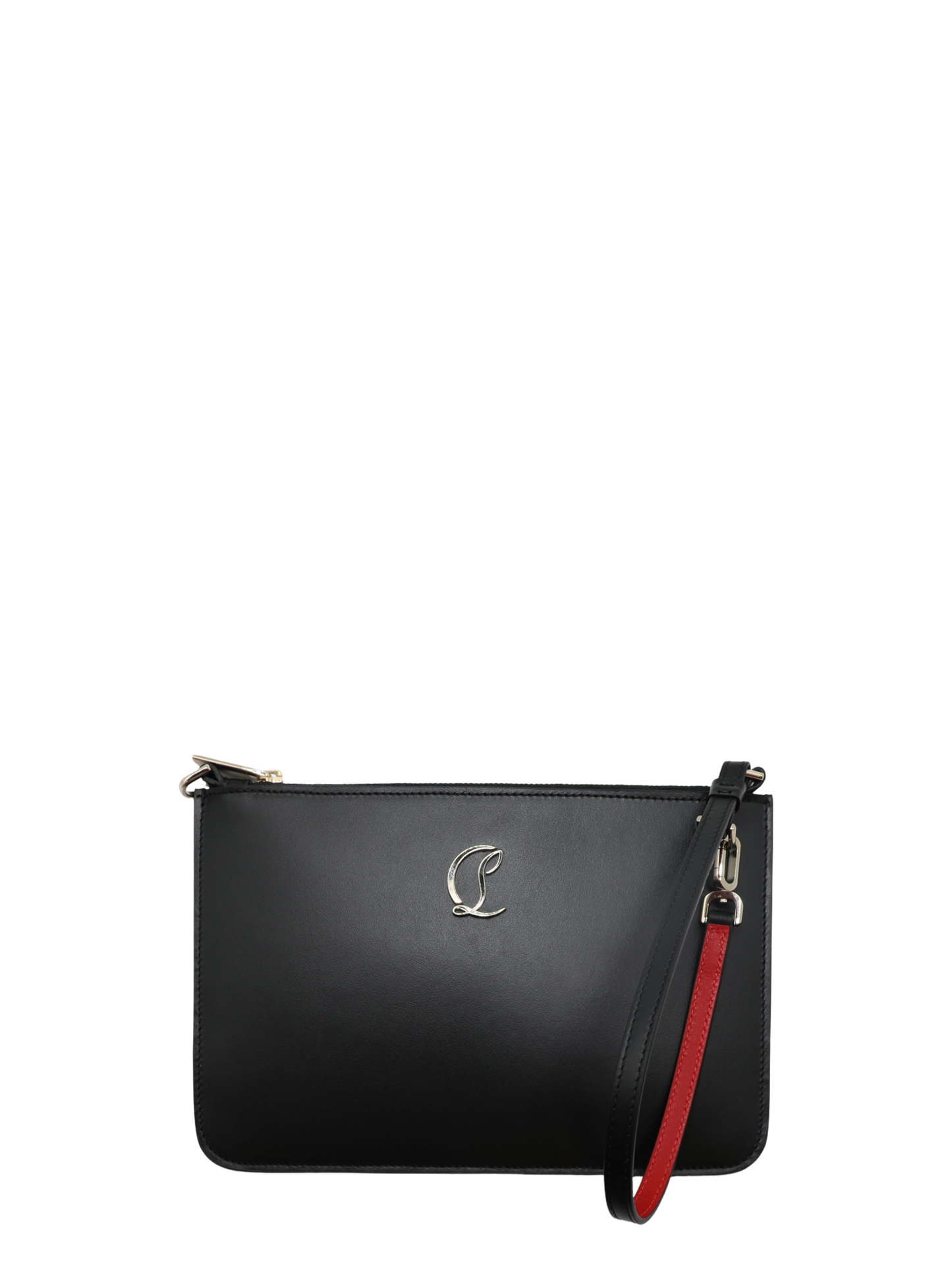 Christian Louboutin Loubi54 Flat Pouch in Black | In-Store Only