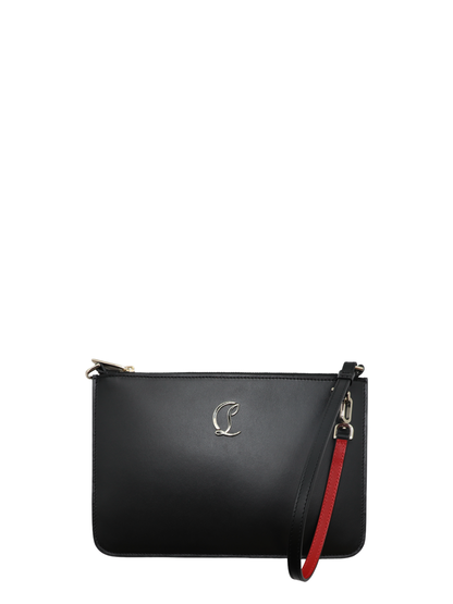 Christian Louboutin Loubi54 Flat Pouch in Black | In-Store Only