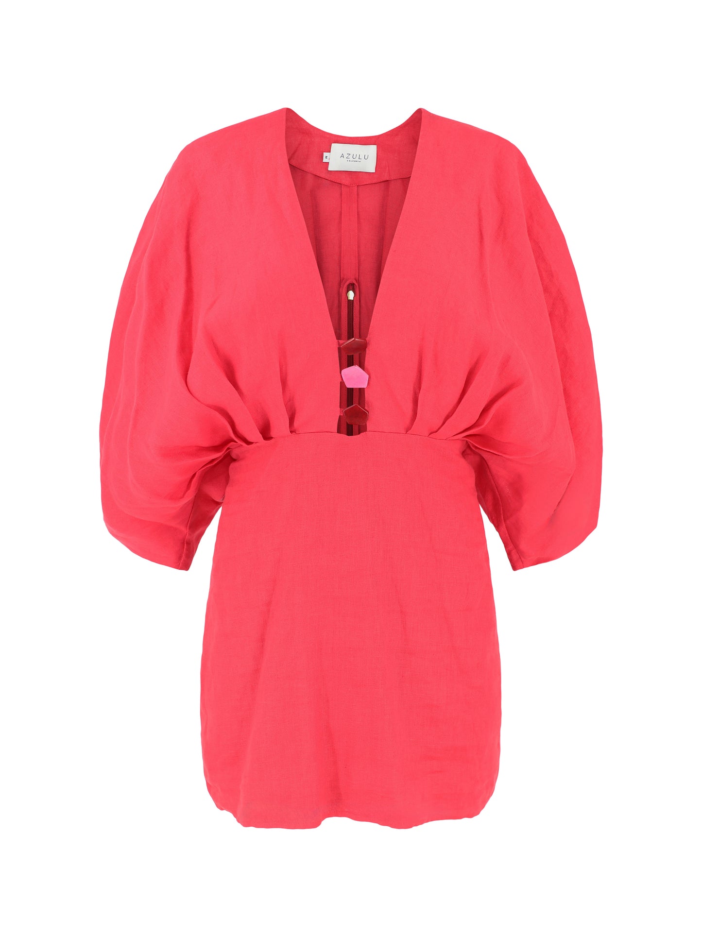 Azulu Abella Dress in Raspberry
