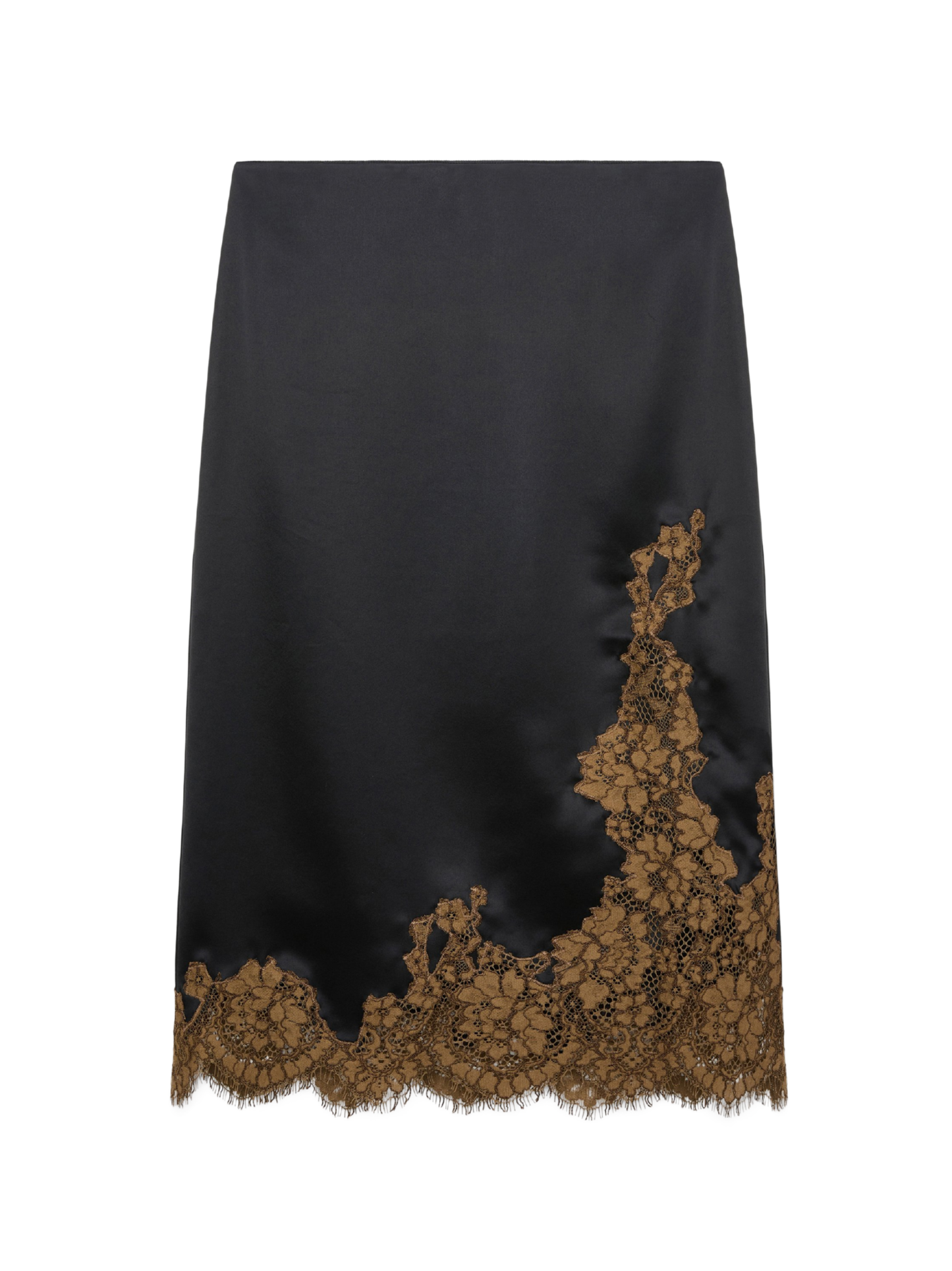 Dorothee Schumacher Shiny Statement Skirt in Black