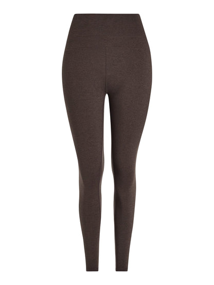 Varley Always Warm Legging Base Layer in Deep Chocolate Marl