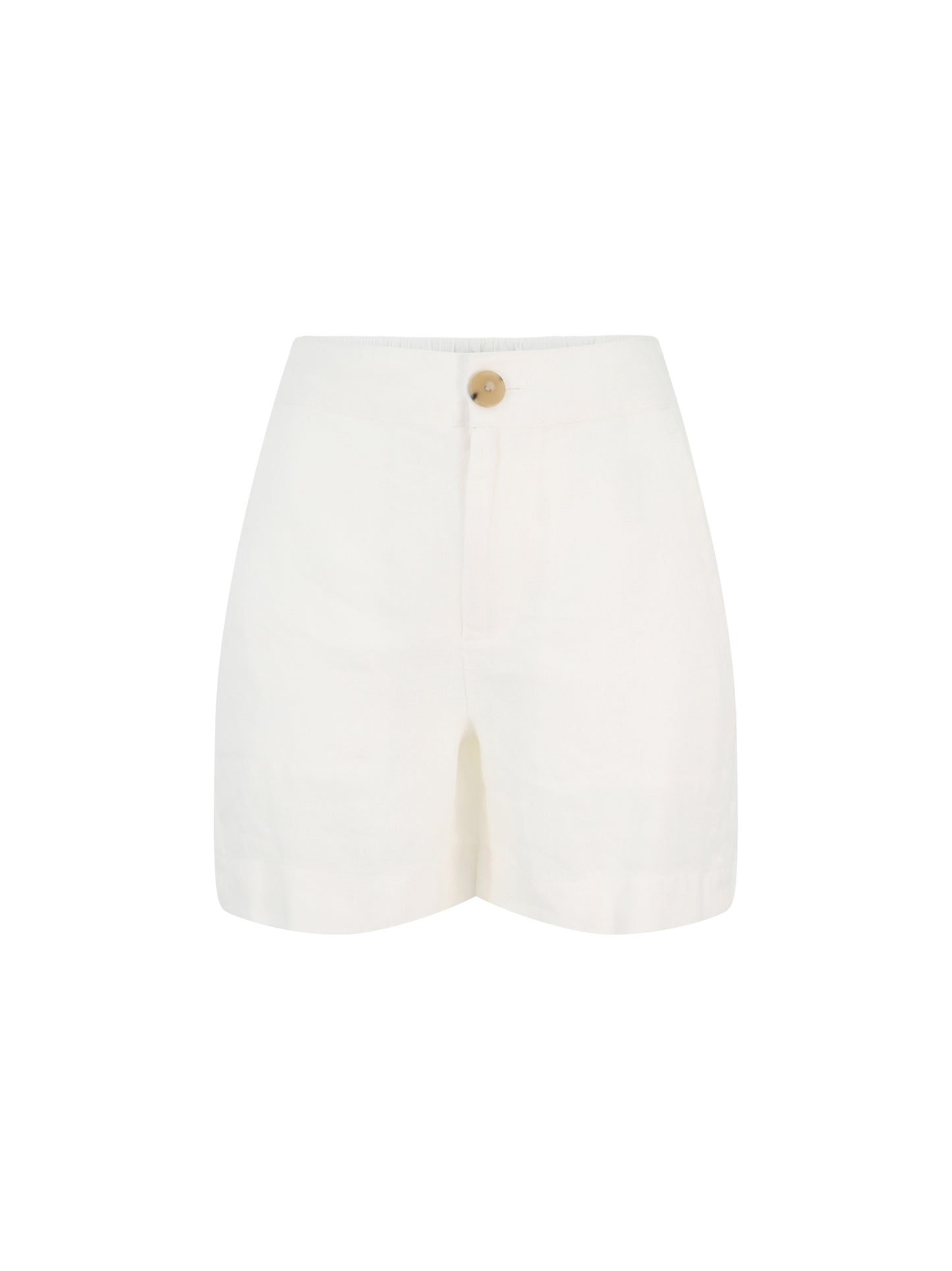Vince Mid Rise Hemp Short in Off White