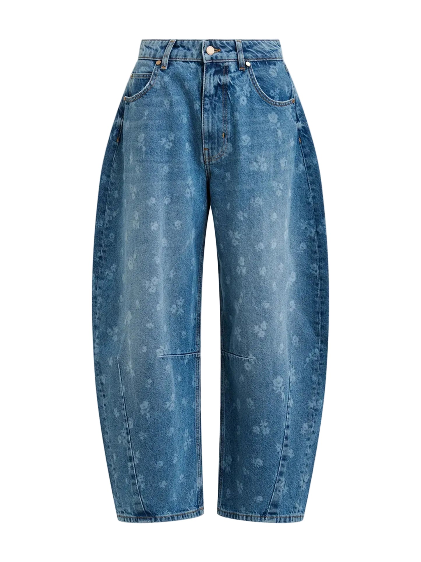 Essentiel Antwerp JO1 Barrel Leg Jeans in Quiet Pool
