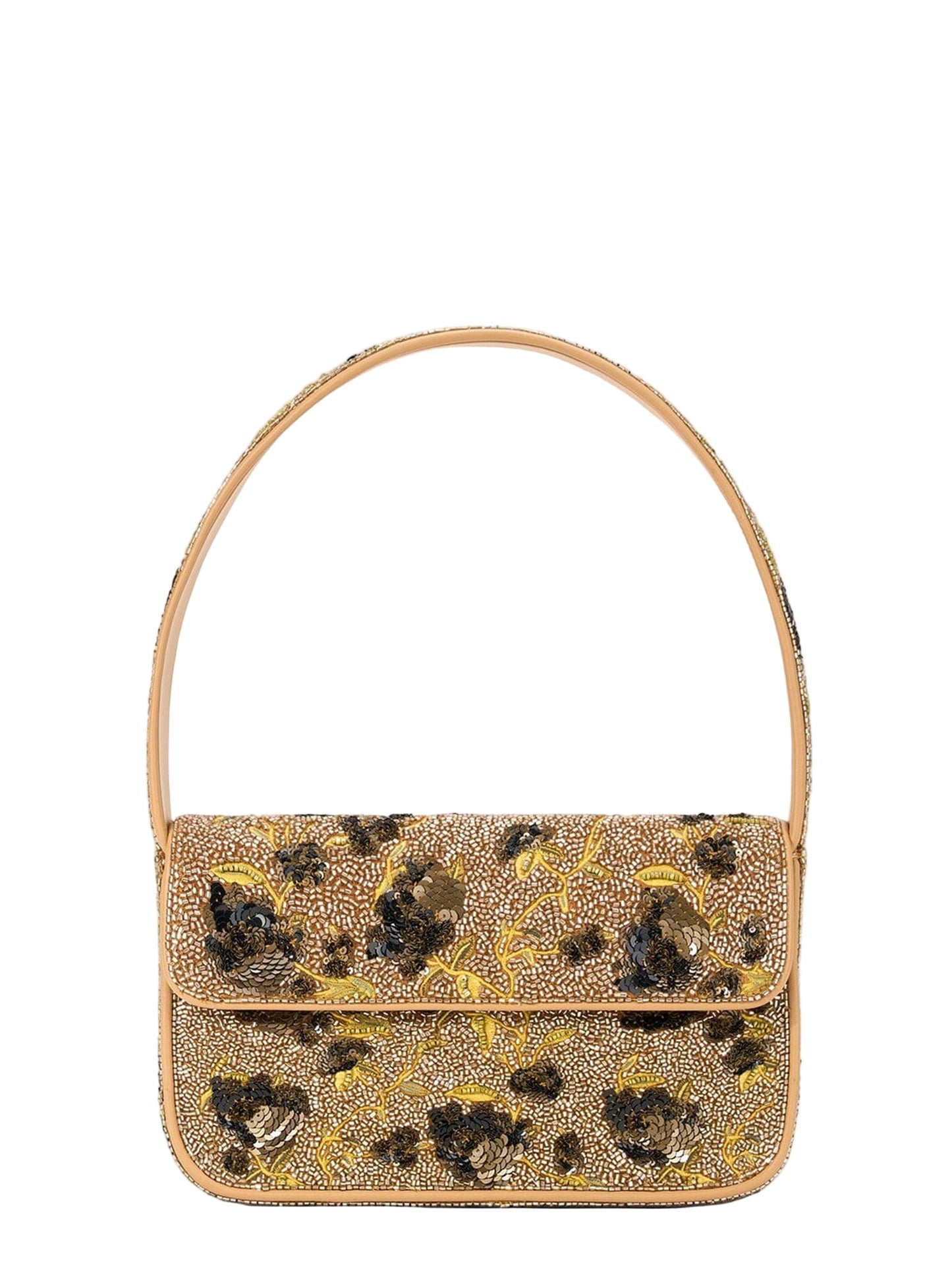 Staud Tommy Beaded Bag in Vintage Floral