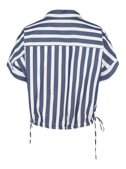 Zoey Shirt in Cotton Stripe