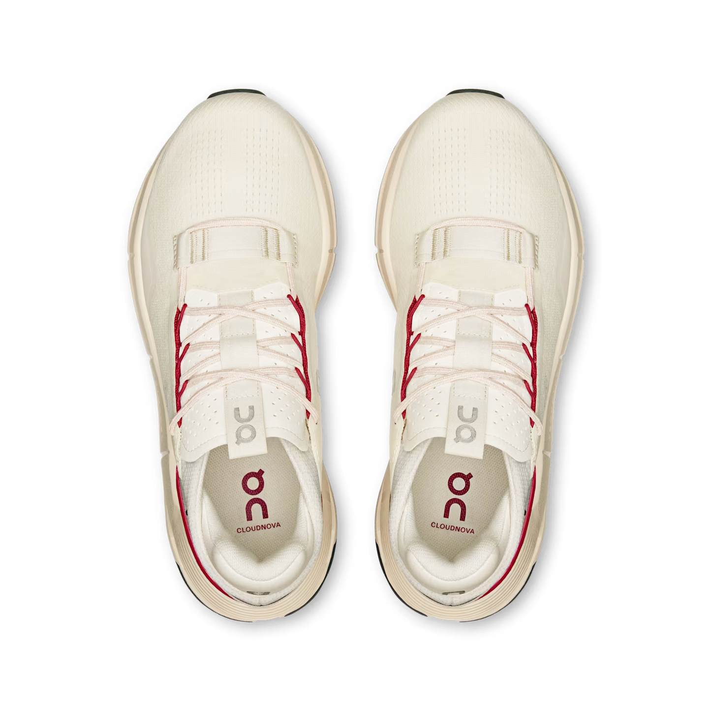 On Running Women's Cloudnova 2 in Ivory/Grenadine