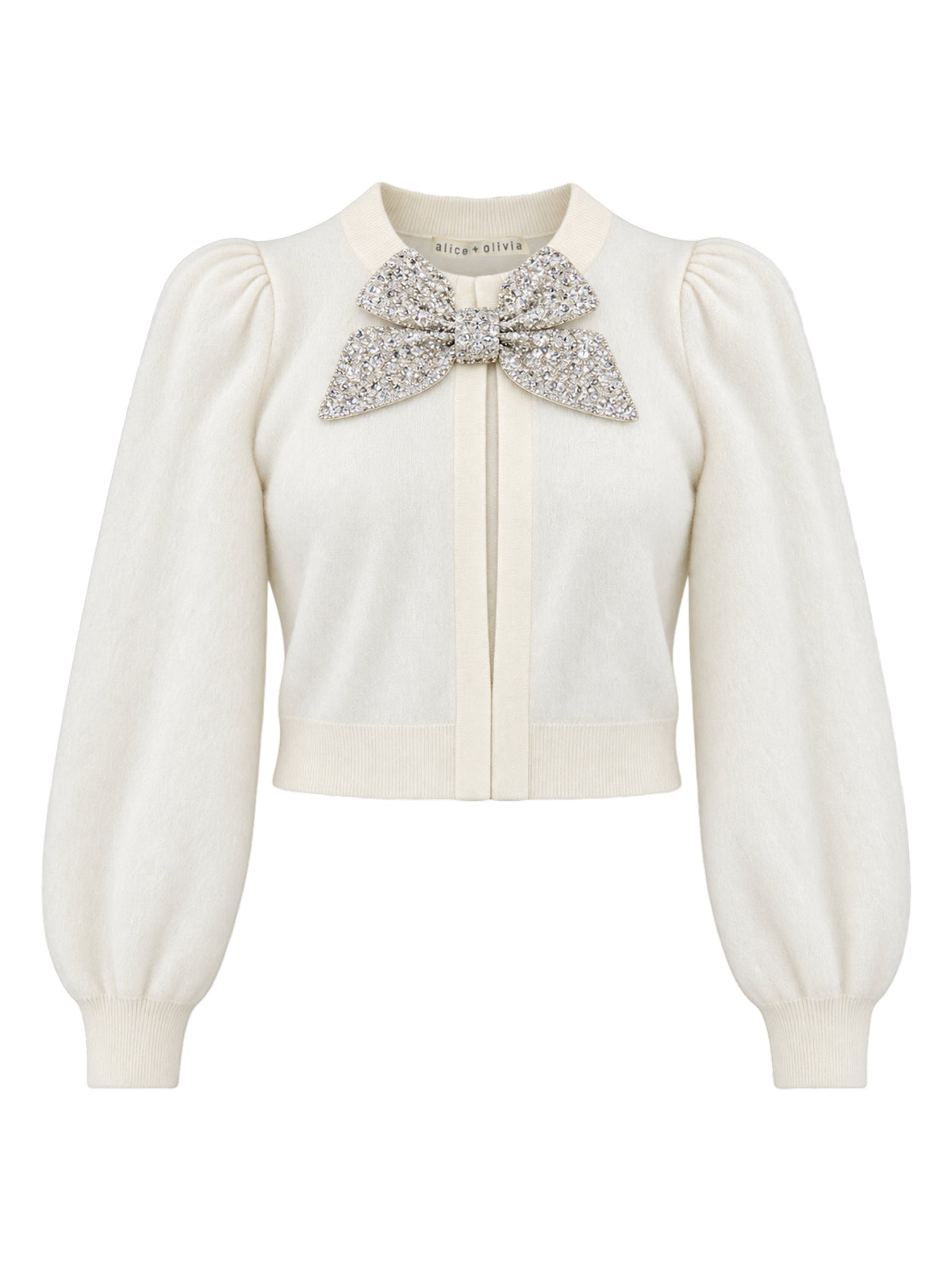 kitty puff slv cardigan w bow