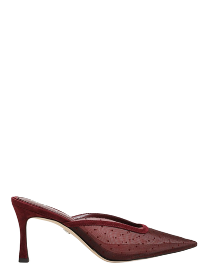 Sam Edelman Margeaux Mesh Mule in French Merlot