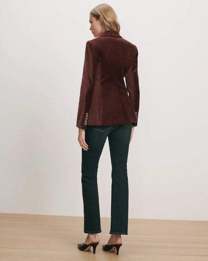 Veronica Beard Raelynn Dickey Jacket in Burgundy