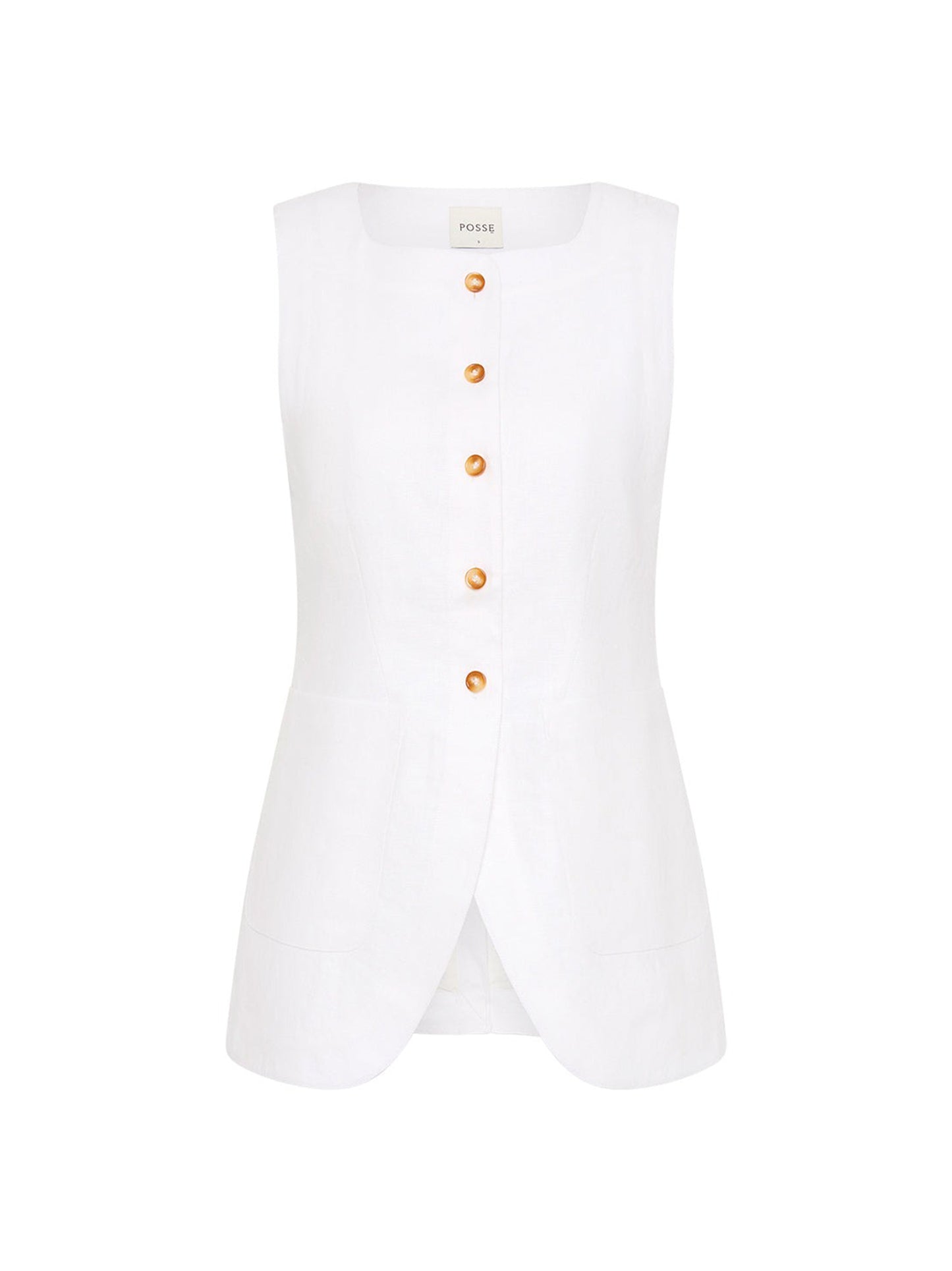 Posse Emma Vest in Ivory