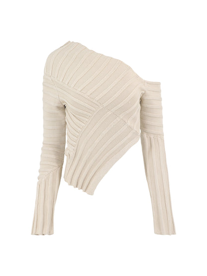 Cult Gaia Jaidan Knit Top in Beach