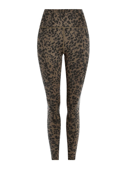 Varley Freesoft High Rise Legging 28 in Brown Contrast Cheetah