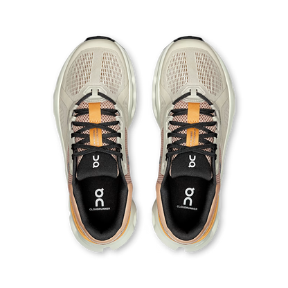 On Running Women's Cloudrunner 2 Sneaker in Pearl/Tangerine
