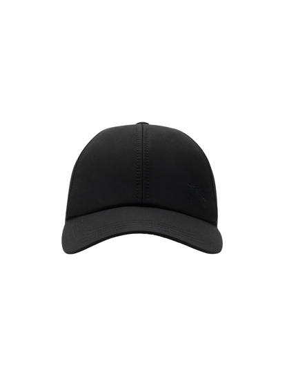 Burberry Gabardine Baseball Cap in Black/Sand