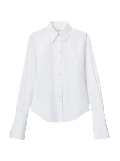 Lafayette 148 Organic Cotton Poplin Fitted Shirt (More Colors)