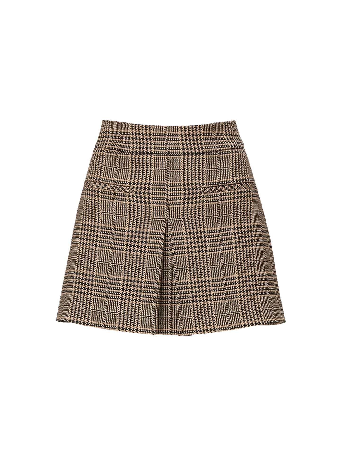 Veronica Beard Pavaline Houndstooth Mini Skirt in Black Multi