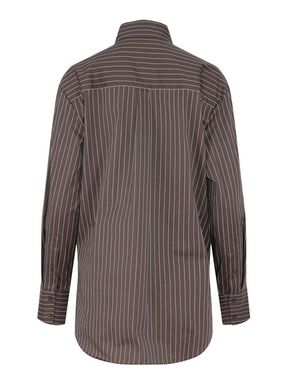 SEROYA Kiera Top in Slate Brown/Egg