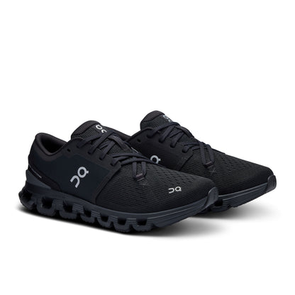 On Running Women's Cloud X4 Sneaker in Black/Eclipse