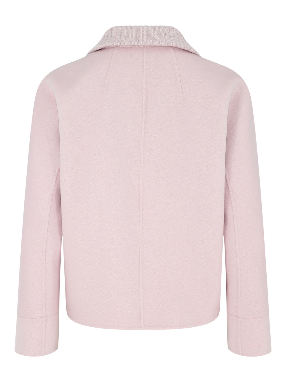 Kinross Short Knit Trim Zip Mock Coat (More Colors)