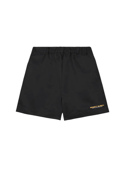 Sporty & Rich Bold Health Nylon Short in Black