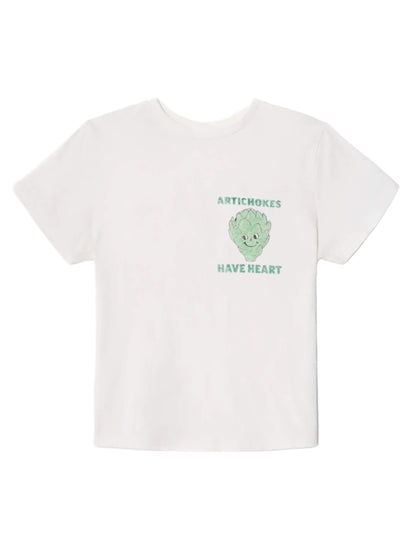Re/Done Classic Tee Artichokes in Vintage White