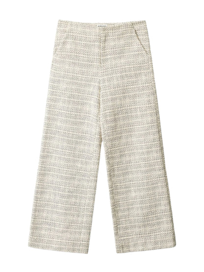 Staud Lilia Pant in Ivory Multi