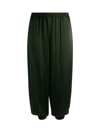 Alice + Olivia Declan Pull On Genie Pant in Dark Fern