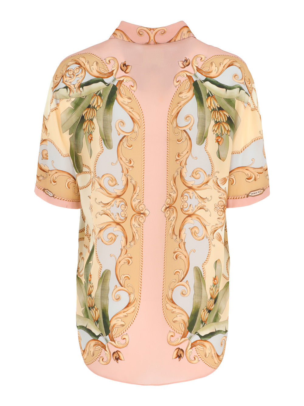 Farm Rio Multicolor Banana Royalty Kaleidoscope Shirt