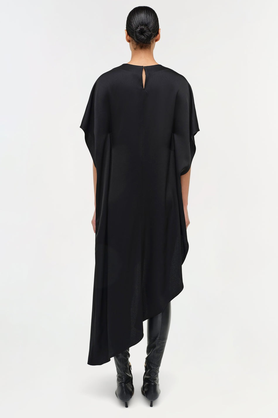 Simkhai Sadia Cape Mini Dress in Black