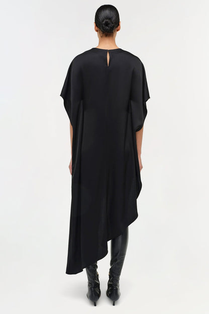 Simkhai Sadia Cape Mini Dress in Black