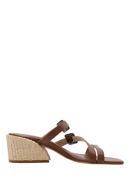 Marion Parke Cleo 50 Sandal in Luggage