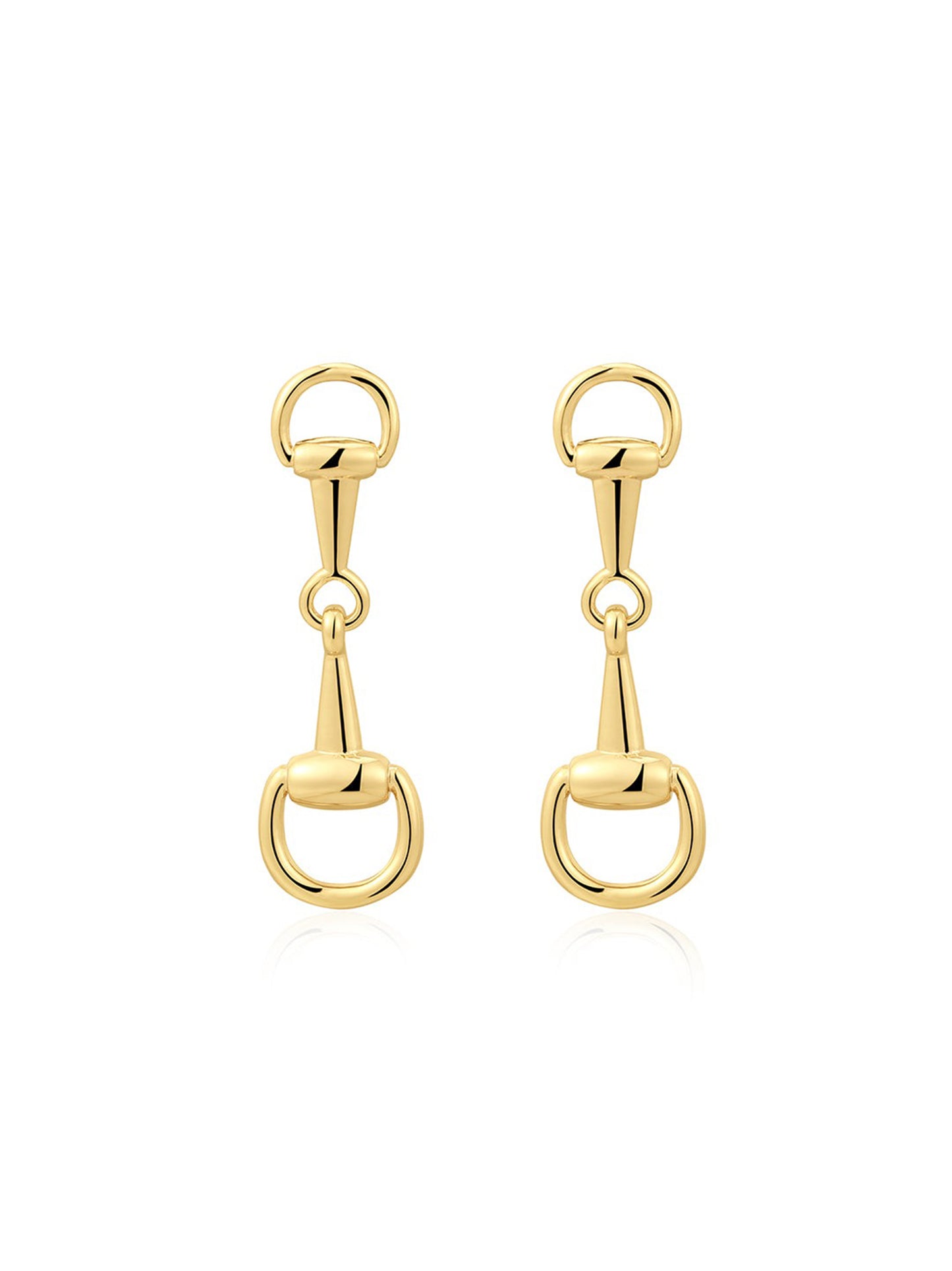 Luv AJ The Horsebit Stud Earrings (More Colors)