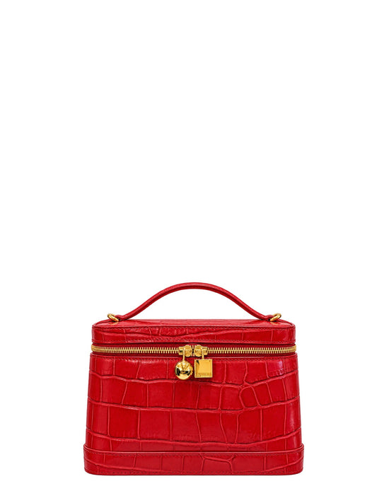 Jacquemus Le Petit Vanity Case in Red