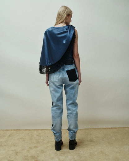 Hellessy Karina Blouse in Slate