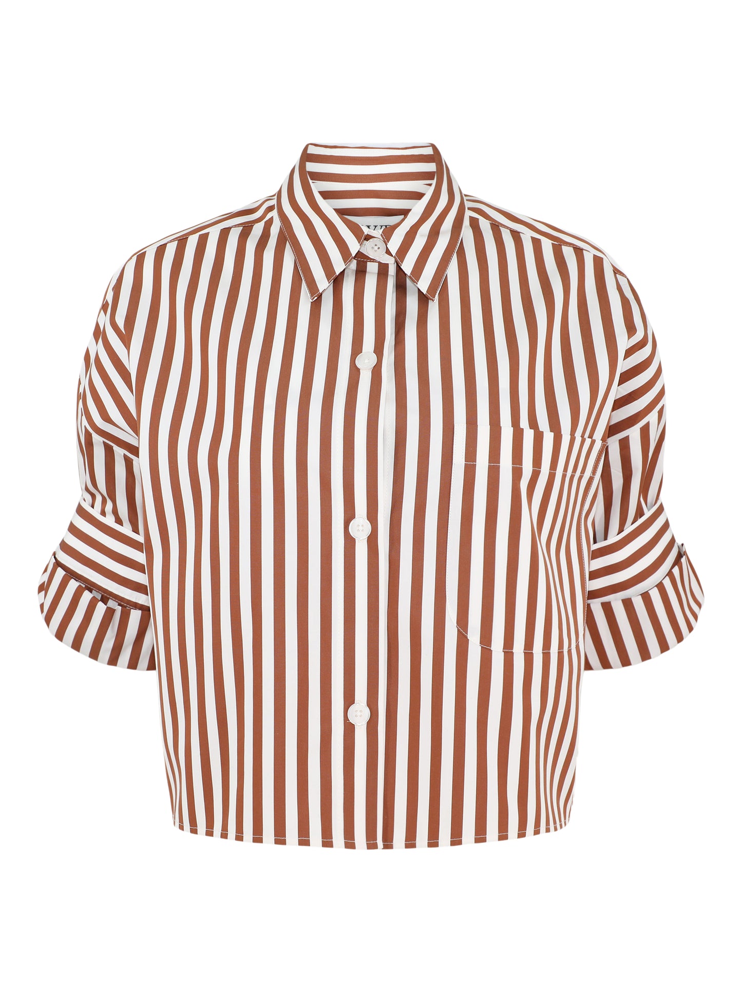TWP Next Ex Shirt in Ivory/Cognac