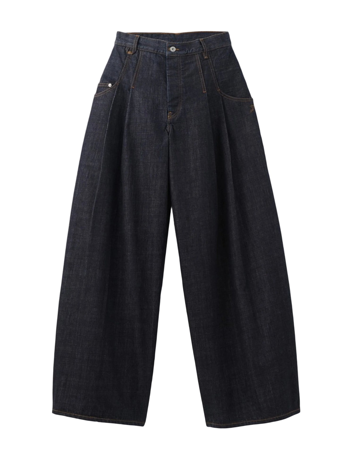 Jacquemus The Souro De-Nîmes Denim Pants in Dark Navy