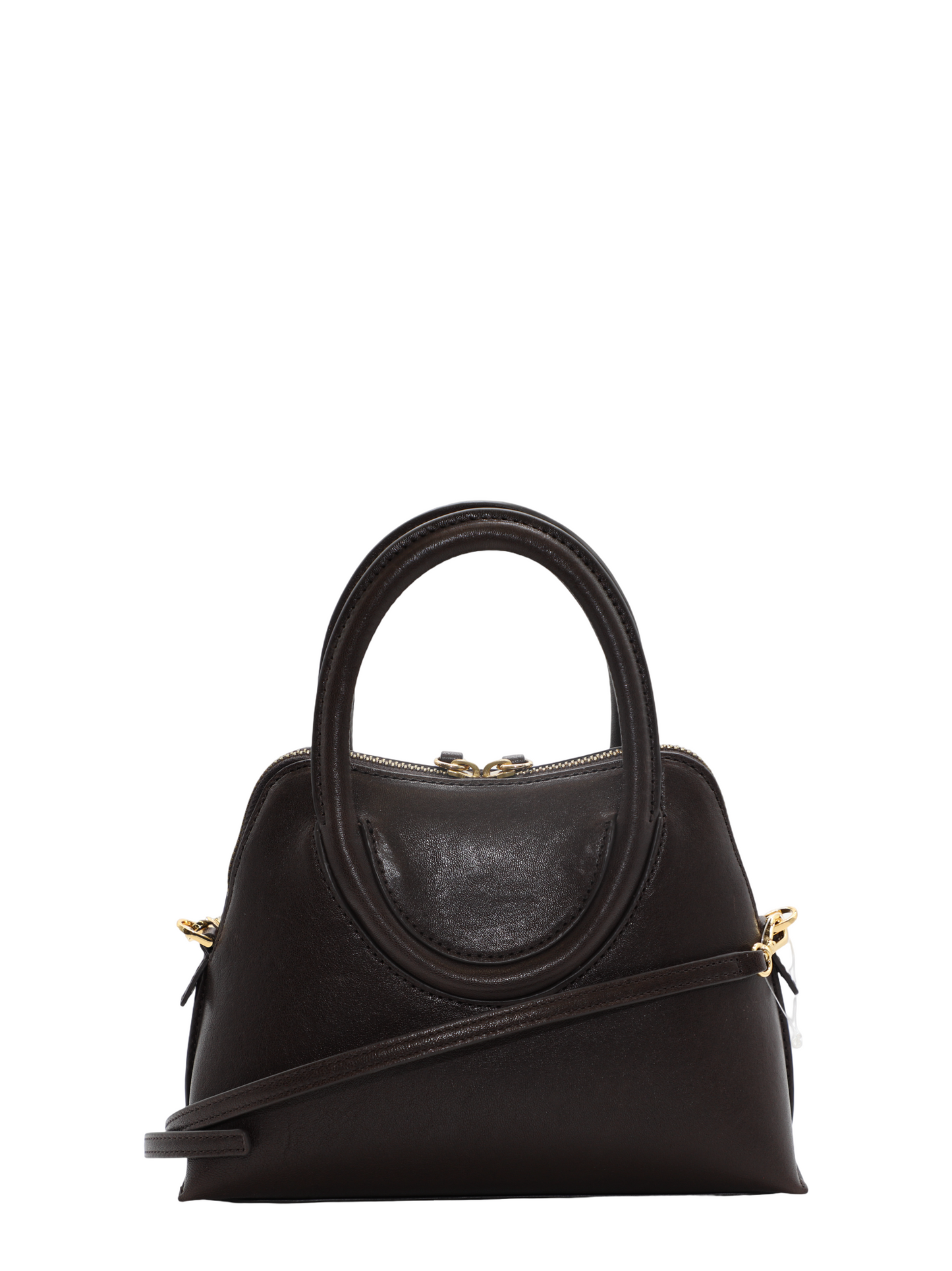 Staud Naomi Mini Satchel in Espresso