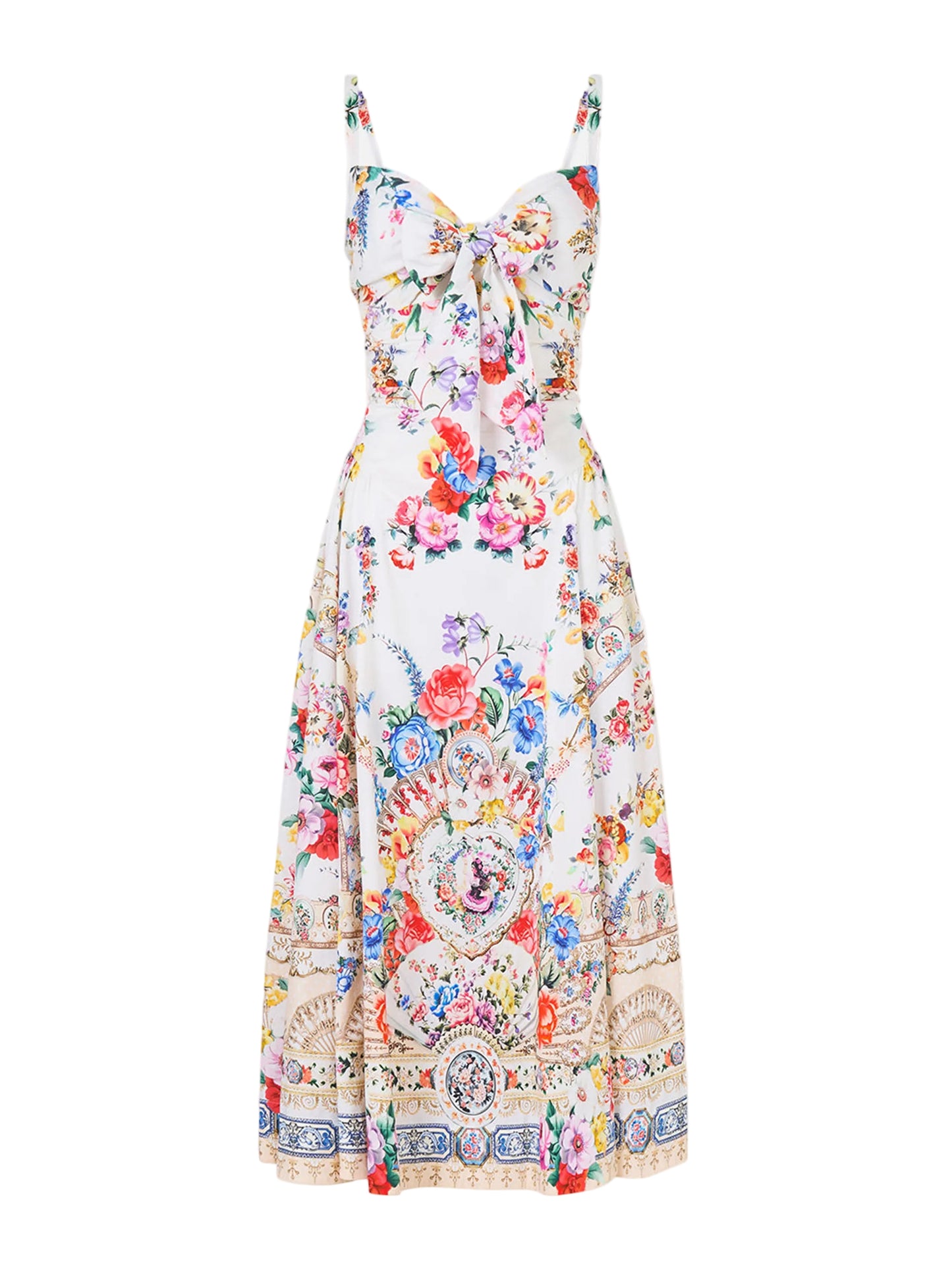 Camilla Ballerina Midi Dress in I Left My Heart In Granada