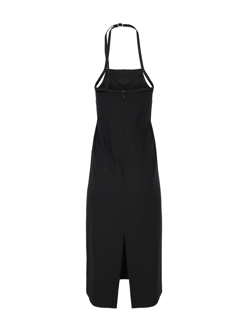 Vince Apron Halter Dress in Black