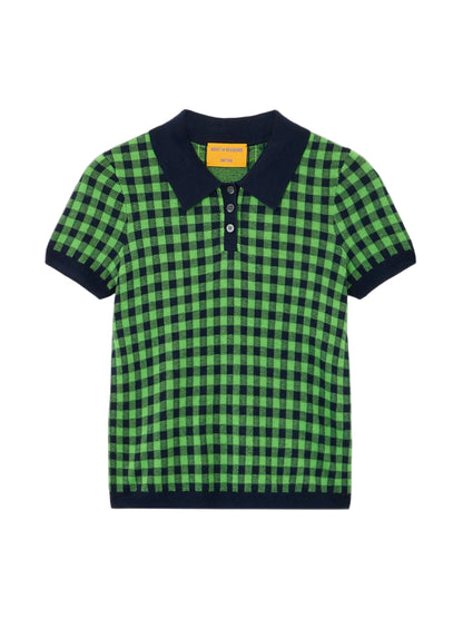 Guest in Residence Gingham Shrunken Polo (More Colors)